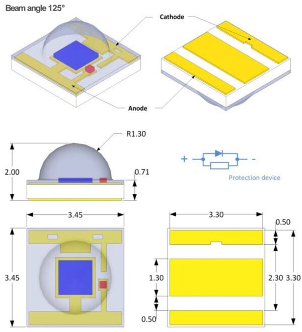 C3535 MCE Series Single Chip LEDs - Image 2
