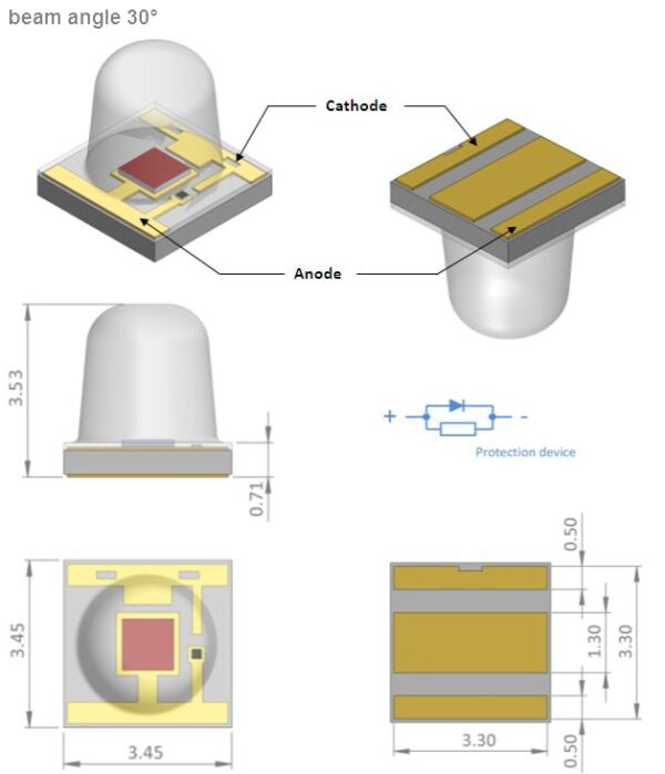 N3535 IR Series Single Chip LEDs - Image 5