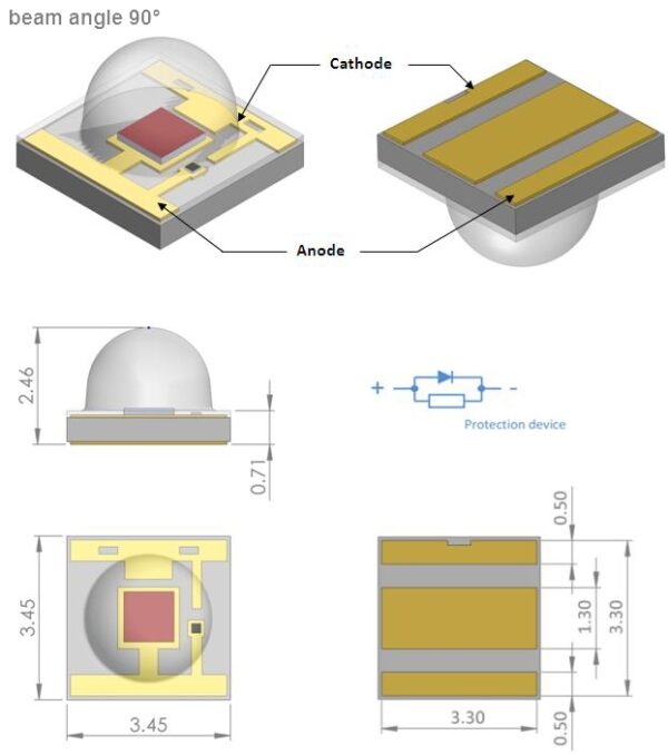C3535 IR Series Single Chip LEDs - Image 3