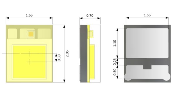 T2016 White Series Single chip LEDs - Image 2