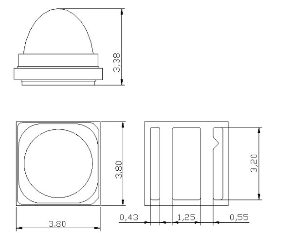 N3838 UVB/UVC Series Single chip LEDs - Image 4