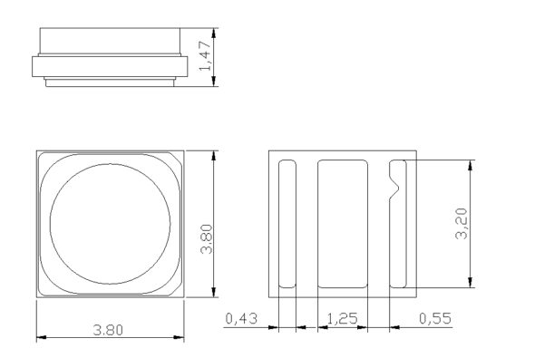 N3838 UVB/UVC Series Single chip LEDs - Image 5